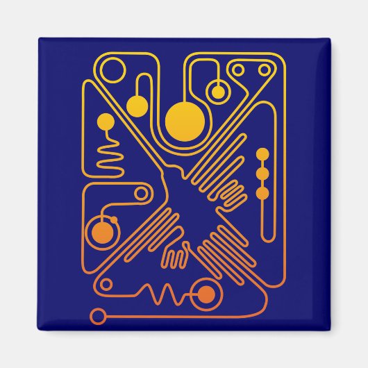 Nazca Hummingbird 3 マグネット (正面)