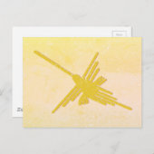 Nazca Lines Hummingbird Drawing, Peru ポストカード (正面/裏面)