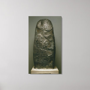 Nazimaruttashバビロン、c.1328-の王の、Kudurru キャンバスプリント
