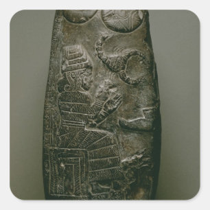 Nazimaruttashバビロン、c.1328-の王の、Kudurru スクエアシール