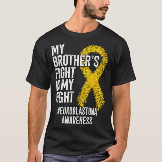 NB私の弟の戦いは私の戦いneuroblastoma Aw Tシャツ (正面)