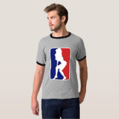 NBAのおもしろいな信号器のTシャツ Tシャツ (正面フル)