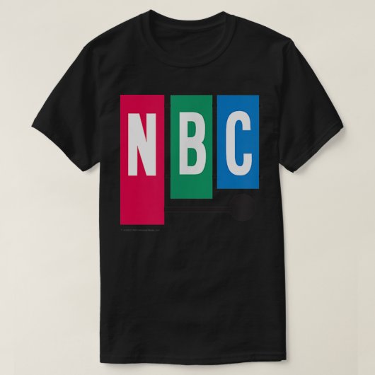 NBCヴィンテージ1954ピーコック快適 Tシャツ (デザイン正面)