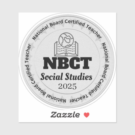 NBCTカスタム社会勉強先生全国委員会 シール (シート)