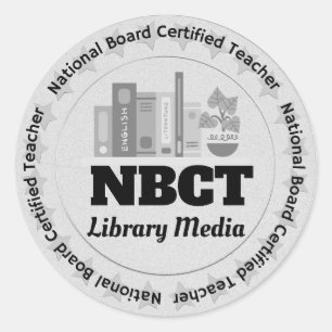 NBCT先生図書室メディア全国委員会 ラウンドシール