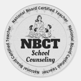 NBCT先生学校カウンセリング全国委員会 ラウンドシール