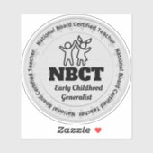 NBCT先生早期小児期一般役員会 シール (シート)