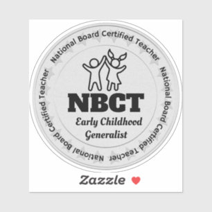 NBCT先生早期小児期一般役員会 シール