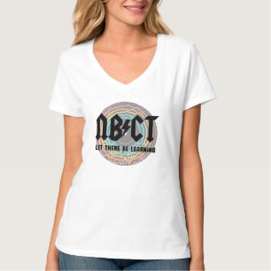 NBCT ビニールレコード Vネック カスタムTシャツ Tシャツ
