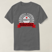 NBCT National Board認定先生評価 Tシャツ (デザイン正面)