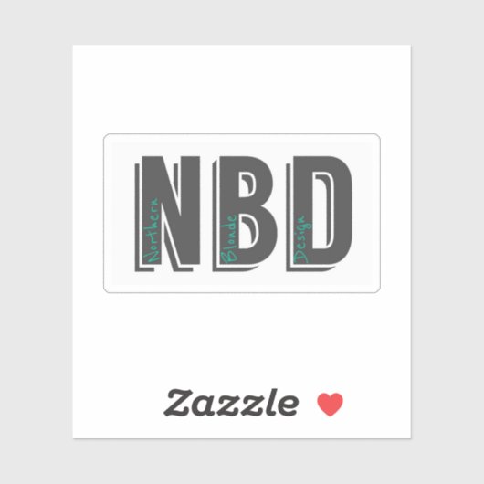 NBDロゴシール シール (シート)