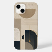 NBGのラグジュアリー・ミニマリスト幾何学抽象デザイン Case-Mate iPhoneケース (裏面)