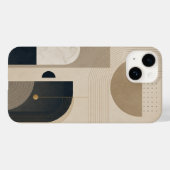 NBGのラグジュアリー・ミニマリスト幾何学抽象デザイン Case-Mate iPhoneケース (裏面 (横))