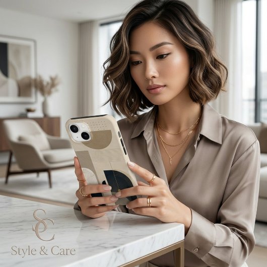 NBGのラグジュアリー・ミニマリスト幾何学抽象デザイン Case-Mate iPhoneケース