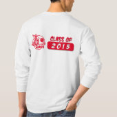 NBHSの新入生の女の子BBall 2015年 Tシャツ (裏面)