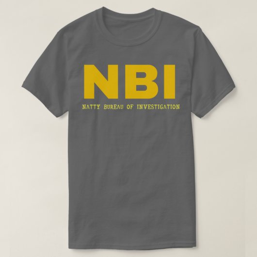 NBIナティ調査局 Tシャツ (デザイン正面)