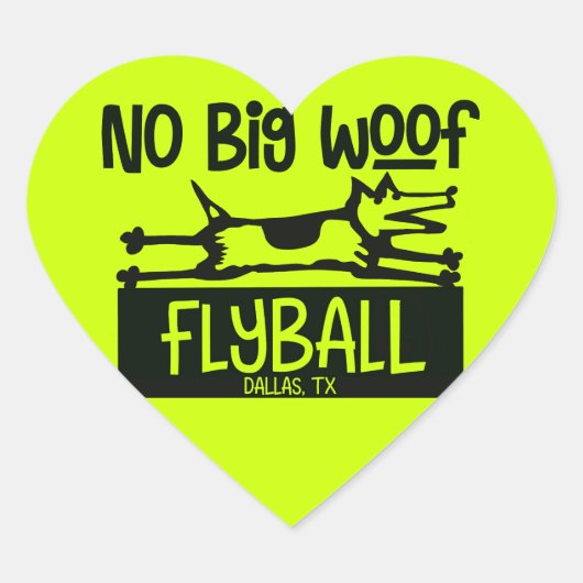 NBWステッカー ハートシール (正面)