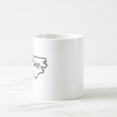 NCの州の家のマグ コーヒーマグカップ (中央)