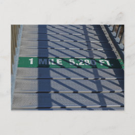 NCの祖父の山でマイル高鋼橋 ポストカード