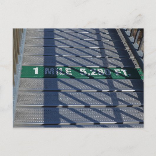 NCの祖父の山でマイル高鋼橋 ポストカード (正面)