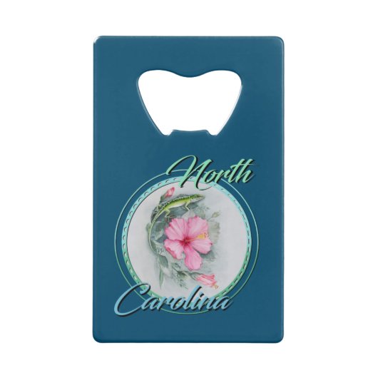 NCアノール&ハイビスカス クレジットカード栓抜き (正面)