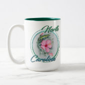 NCアノール&ハイビスカス ツートーンマグカップ (左)