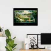 NCウェイスウェスタン絵画ズインディアンラブコール ポスター (ホームオフィス)