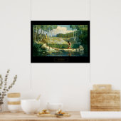 NCウェイスウェスタン絵画ズインディアンラブコール ポスター (キッチン)