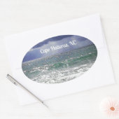 NCケープハッテラス 楕円形シール (封筒)