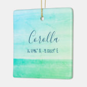 NCザアウターバンクスパーソナライズされたオーナメント セラミックオーナメント (左)