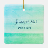 NCザアウターバンクスパーソナライズされたオーナメント セラミックオーナメント (裏面)