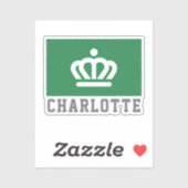 NCシャーロット国旗(変種) シール (シート)