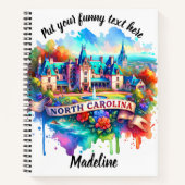 NCランドマークの鮮やか探索 ノートブック (正面)