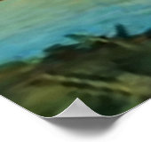 NCワイエスで馬に水をやったカウボーイ ポスター (角)