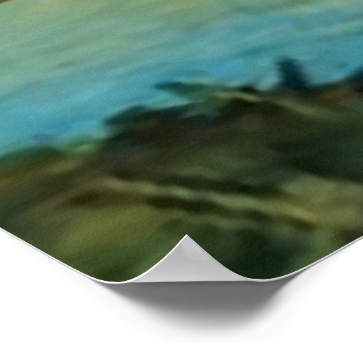 NCワイエスで馬に水をやったカウボーイ ポスター (角)