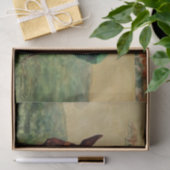 NCワイエスで馬に水をやったカウボーイ 薄葉紙 (ギフト)