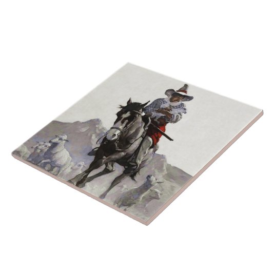 NCワイエスによって救出された西洋アート タイル (側面)