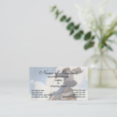 NCワイエスによるバッキング 名刺 (スタンド正面)