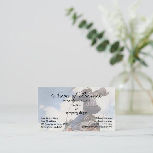 NCワイエスによるバッキング 名刺 (スタンド正面)