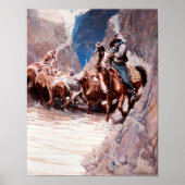 NCワイエスによる西洋美術の丸め ポスター (正面)