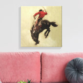 NCワイエスによる雑誌「Bucking Bronco」表紙 キャンバスプリント (インサイチュ (リビング))