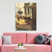 NCワイエスのクイーンズフェリーで、ヴィンテージ海賊 キャンバスプリント (インサイチュ (リビング))