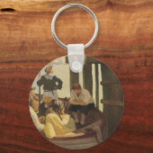 NCワイエスのクイーンズフェリーで、ヴィンテージ海賊 キーホルダー (裏面)