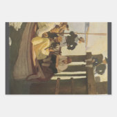 NCワイエスのクイーンズフェリーで、ヴィンテージ海賊 ラッピングペーパーシート (正面)