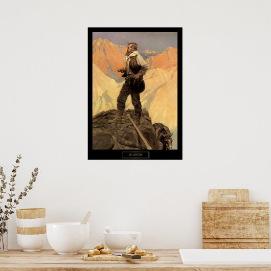 NCワイエス履歴絵画の「プロスペクター」 ポスター (キッチン)