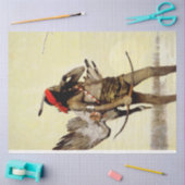 NCワイエス歴史絵画的先住民インディアン狩り 薄葉紙 (クラフト)