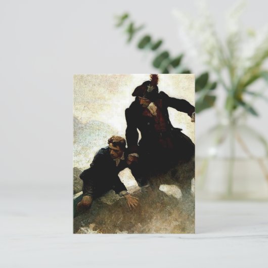 NCワイエ絵画スによる「誘拐」 ポストカード (スタンド正面)