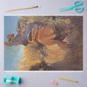 NCワイエ絵画ス「スネークからジャンプする馬」 薄葉紙 (クラフト)