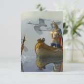 NCワイス「キングアーサーが剣を奪う」 サンキューカード (スタンド正面)