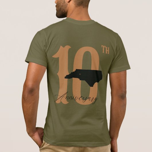 NC付き角 Tシャツ (裏面)